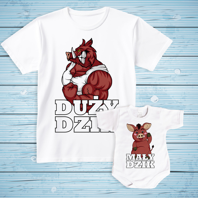 Zestaw - Mały i duży dzik
