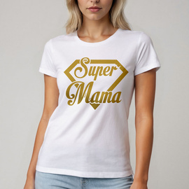 Super mama - złoty nadruk