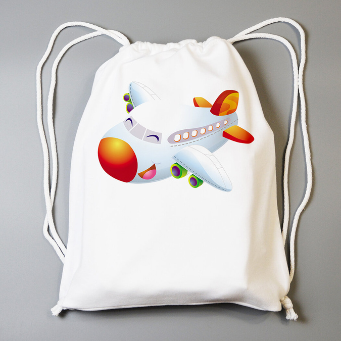 Samolot - worek do przedszkola