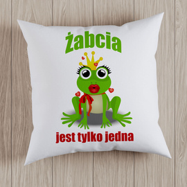 Żabcia jest tylko jedna - poduszka