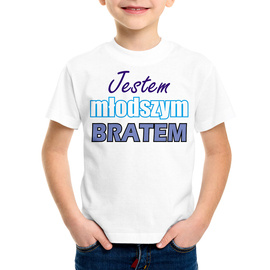 Jestem młodszym bratem  - koszulka dziecięca