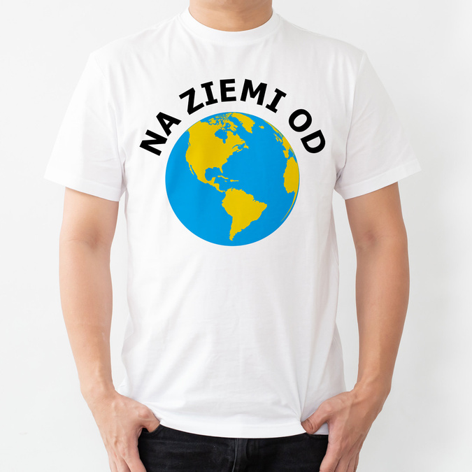 Na ziemi od ... - koszulka męska