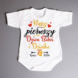 Nasz pierwszy dzień babci i dziadka - body niemowlęce