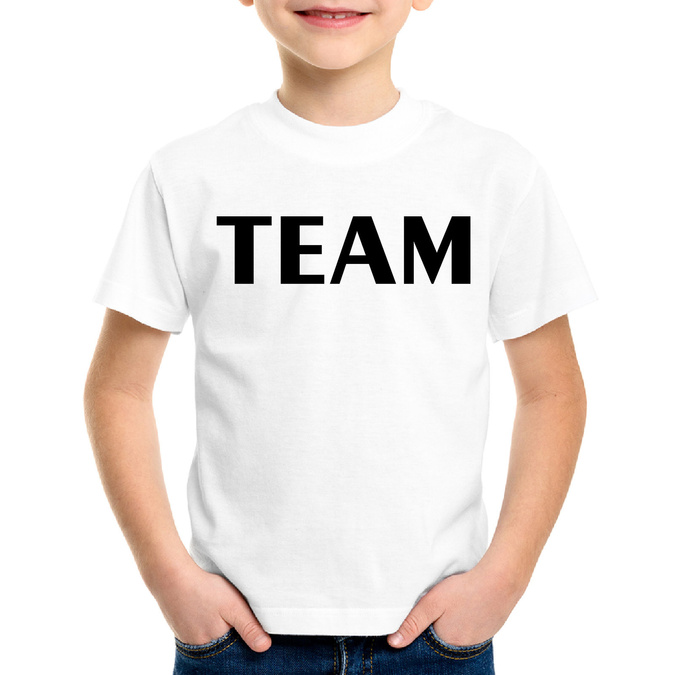Nazwisko TEAM - koszulka dziecięca