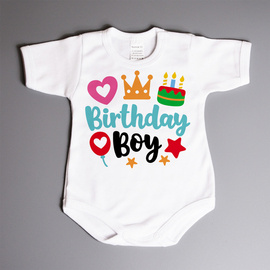 Birthday Boy - body na roczek dla chłopca