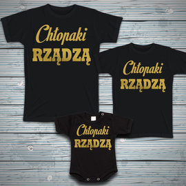 Chłopaki rządzą - zestaw koszulek