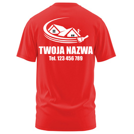 Koszulka z LOGO dla Firm Budowlanych - Nadruk Firmowy