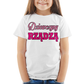 Dziewczyny rządzą - koszulka dziecięca