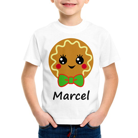 Ciasteczko świąteczne (imię) - koszulka dla chłopca