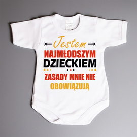 Jestem najmłodszym dzieckiem - body niemowlęce