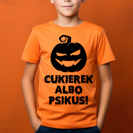 Cukierek albo psikus - koszulka dziecięca