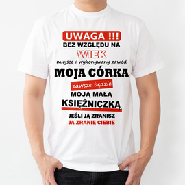 Uwaga !!! Bez względu na wiek i wykonywany... - koszulka męska