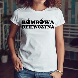 Bombowa dziewczyna - koszulka damska