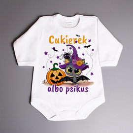 Cukierek albo psikus - body niemowlęce