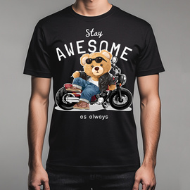 Stay awesome - koszulka męska