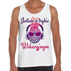 Jestem w trybie wakacyjnym - koszulka męska tank top