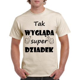 Tak wygląda Super dziadek - koszulka męska