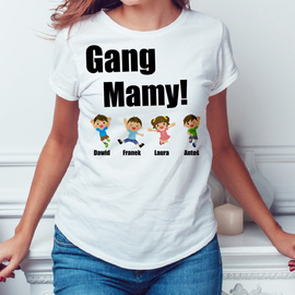 Gang mamy - koszulka damska