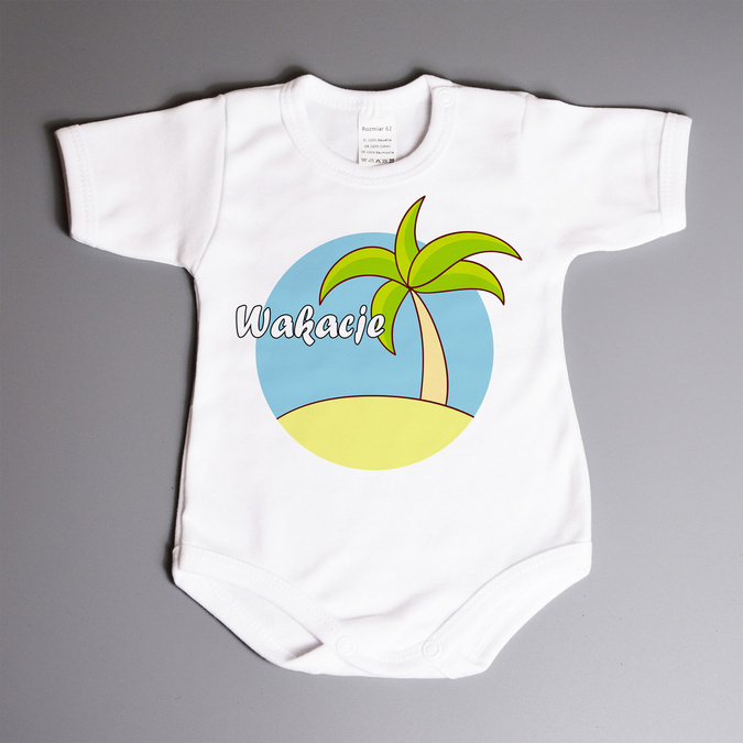 Wakacje - body niemowlęce