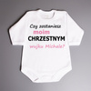 Czy zostaniesz moim chrzestnym wujku (imię)? - body niemowlęce