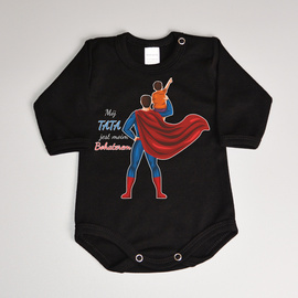 Mój tata jest moim bohaterem - superman - body dziecięce