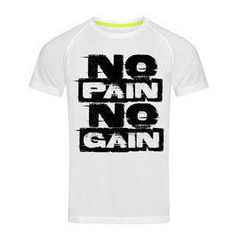 NO PAIN NO GAIN - koszulka sportowa