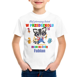Mój pierwszy dzień w przedszkolu - koszulka dziecięca