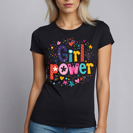 Girl power - koszulka damska