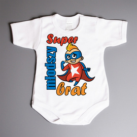 Super młodszy brat - body niemowlęce
