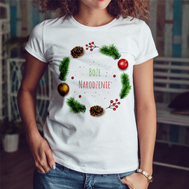 Boże Narodzenie - koszulka damska