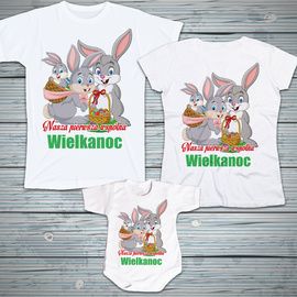 Zestaw Nasza pierwsza wspólna Wielkanoc - zajączki