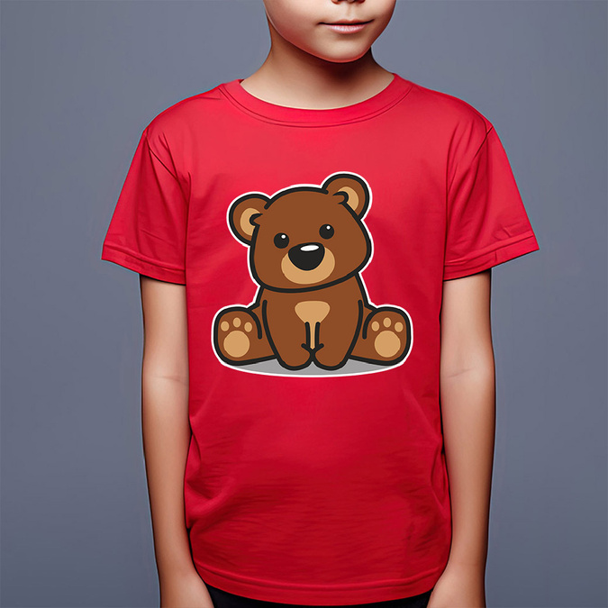 Mały miś - koszulka dziecięca z imieniem