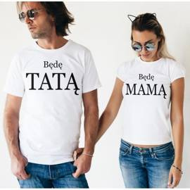 Koszulki będę tatą,  będę mamą