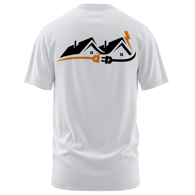 Koszulka z LOGO dla Firm Elektrycznych - Nadruk Firmowy