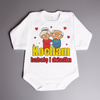 Kocham babcię i dziadka - body dziecięce