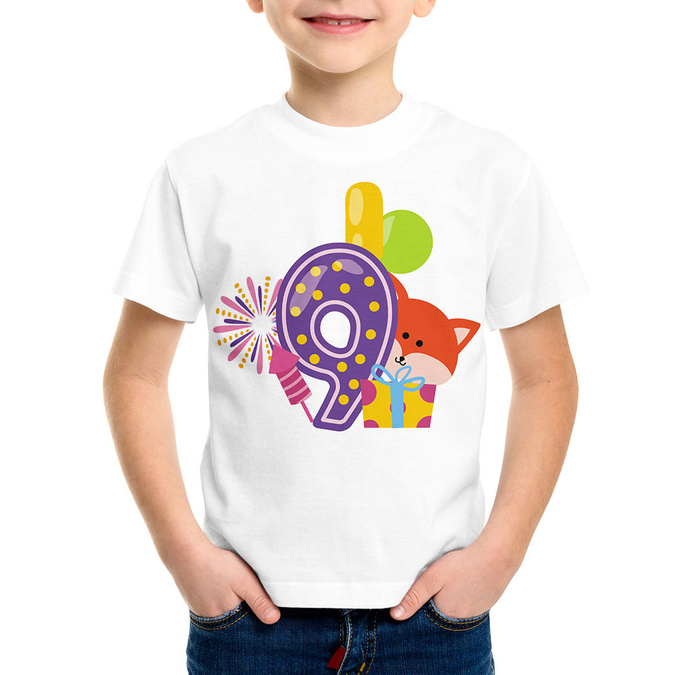 Koszulka dziecięca na dziewiąte urodziny