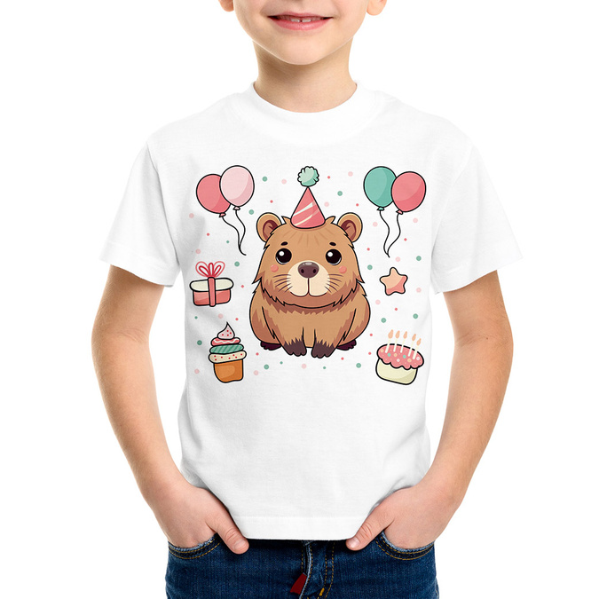 Kapibara koszulka dziecięca na urodziny