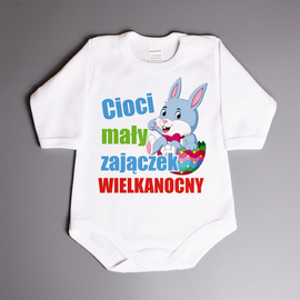 Cioci mały zajączek wielkanocny - body wielkanocne