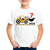 Mam 7 latek, traktor - koszulka dziecięca