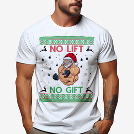 No lift no gift  - koszulka męska