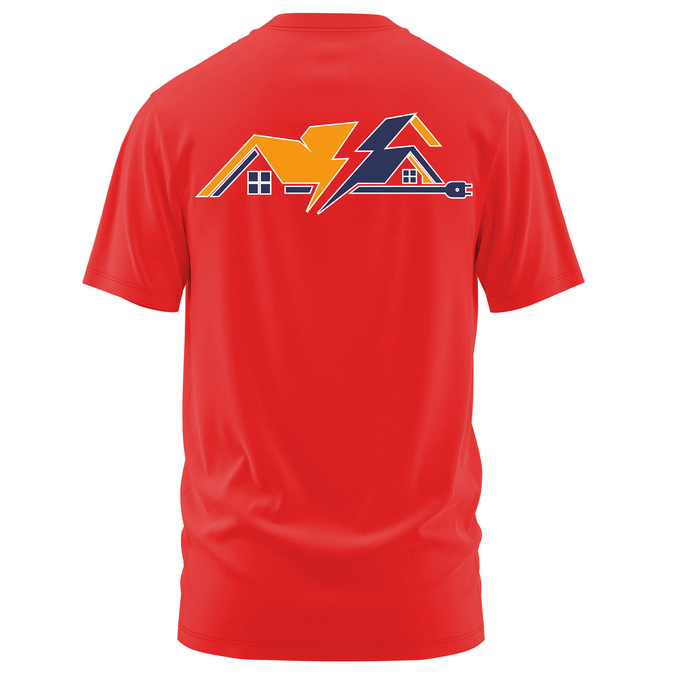 Koszulka z LOGO dla Firm Elektrycznych - Nadruk Firmowy