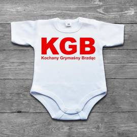 KGB - kochany grymaśny brzdąc - body niemowlęce