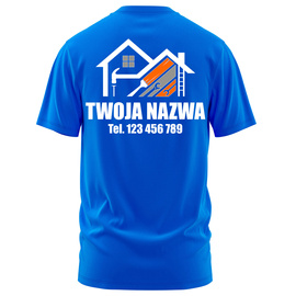 Koszulka z LOGO dla Firm Budowlanych - Nadruk Firmowy