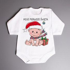 Moje pierwsze święta, niemowlę - body niemowlęce