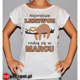 Największe leniwce rodzą się w...