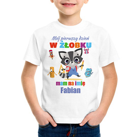 Mój pierwszy dzień w żłobku - koszulka dziecięca