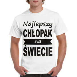 Najlepszy chłopak na świecie - koszulka na dzień chłopaka