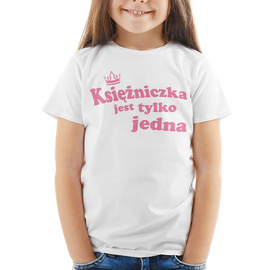 Księżniczka jest tylko jedna - koszulka dziecięca