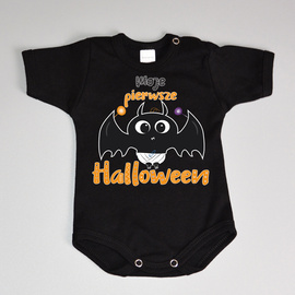 Moje pierwsze Halloween - nietoperz - body niemowlęce