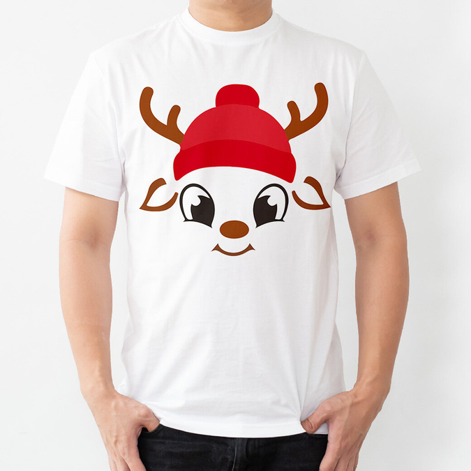 Koszulka męska z reniferem